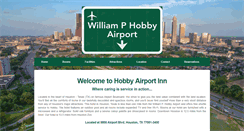 Desktop Screenshot of hobbyairportinn.com